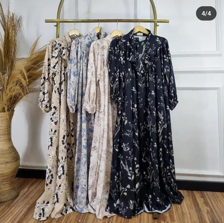 fashion muslim baju gamis dress ka atika