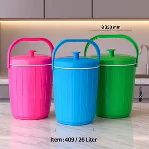 Nadia Rice Ice Bucket Termos Es Dan Nasi Dengan Pilihan Warna Hijau Merah Muda Dan Biru Cocok Untuk Membawa Nasi Dan Minuman