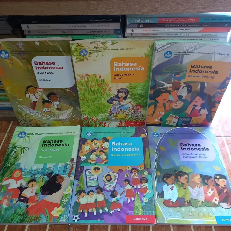 BUKU PAKET PELAJARAN BAHASA INDONESIA UNTUK SD KELAS 1,2,3,4,5,6 - Shop ...