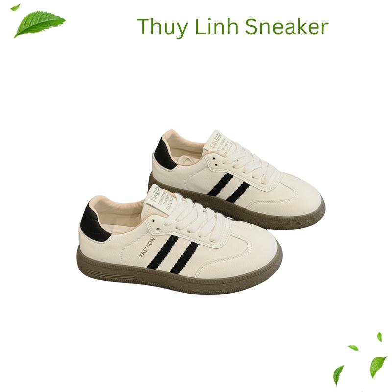 Thuy Linh Sneaker Giày nữ đế nâu thấp gót đen fashion nhẹ gọn êm đủ size cao cấp form chuẩn size từ 35 đến 40