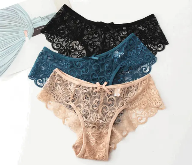 Celana Dalam Wanita jumbo G String renda lembut C1250 2