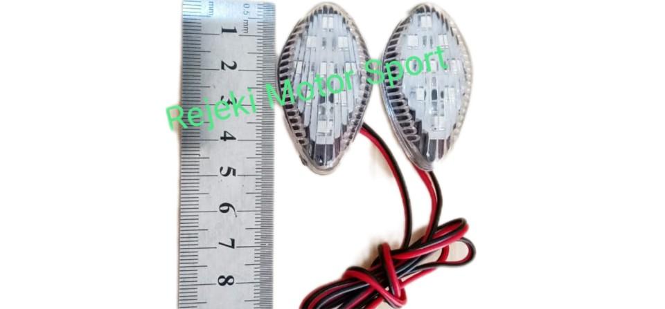 lampu sein tempel Led kecil Mini Oval Motorcycle lampu sein tempel Led kecil Mini Oval Motorcycle