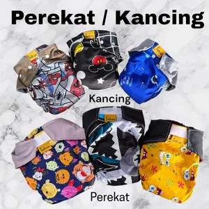 Paket perekat 3 biji new born clodi anak