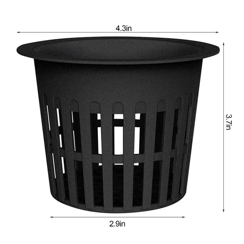 Product Introduction of 4 Inch Plastic Net Cups Pots Plant Containers for Hydroponics Aquaponics Orchids, 16 Pcs 6