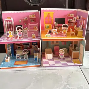 Puzzle 3D DIY bahan foam & paper mainan puzzle edukasi anak - BABY