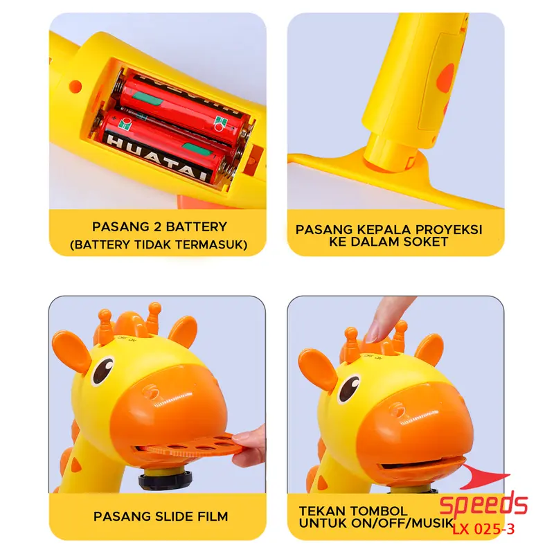 Meja Belajar Projector Painting Meja menggambar Anak Mainan Furniture Edukasi Melukis Mewarnai Anak SPEEDS 025-3 7