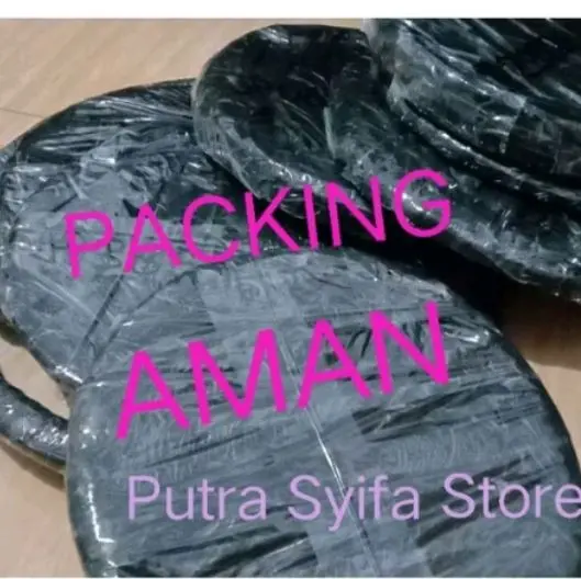 Ruji Fiber ukuran 1,5 mm Hitam panjang 50 meter 1