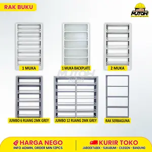 Rak buku perpustakaan | lemari besi perpustakaan MUTOH 2000 SERIES