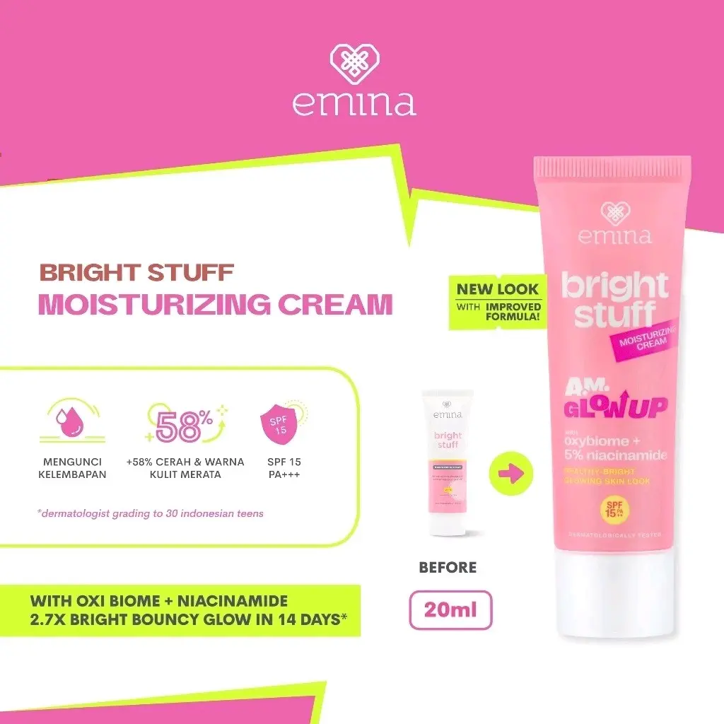 Emina Bright Stuff Moisturizing Cream 20 ml