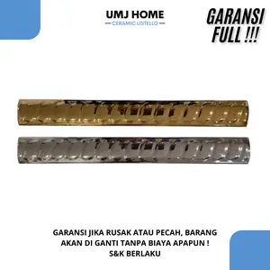 List Keramik Kuku Macan Keramik Gold & Silver 20 cm Import