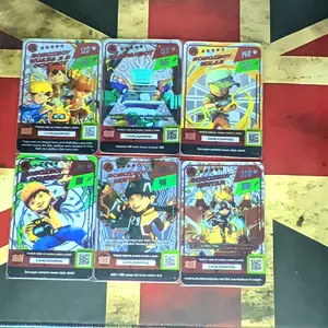 KARTU CHOKICHOKI VERSI 2 Edisi Karakter Boboiboy dan Solar dengan QR Code untuk koleksi dan permainan