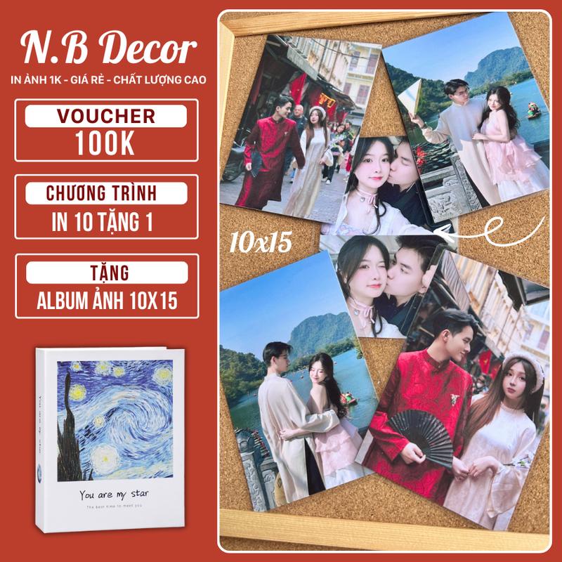   54 ẢNH 10X15 - TẶNG ALBUM  Ảnh In Theo Yêu Cầu 10x15 - Full Viền Có Ép Bóng Nhựa Plastic Giúp Ảnh Sáng Bóng Chống Nước Phai Ảnh Kỷ Niệm Gia Đình Đẹp 