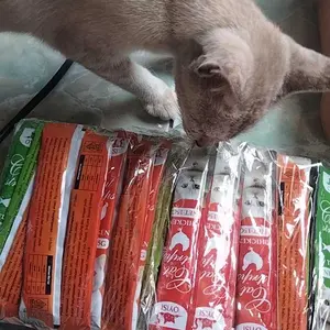60PCS/30PCS Snack Kucing Cat Strip OYISI 15gr/Makanan SnackKucing Adult Kitten Cat Food Strips/Cat Treats