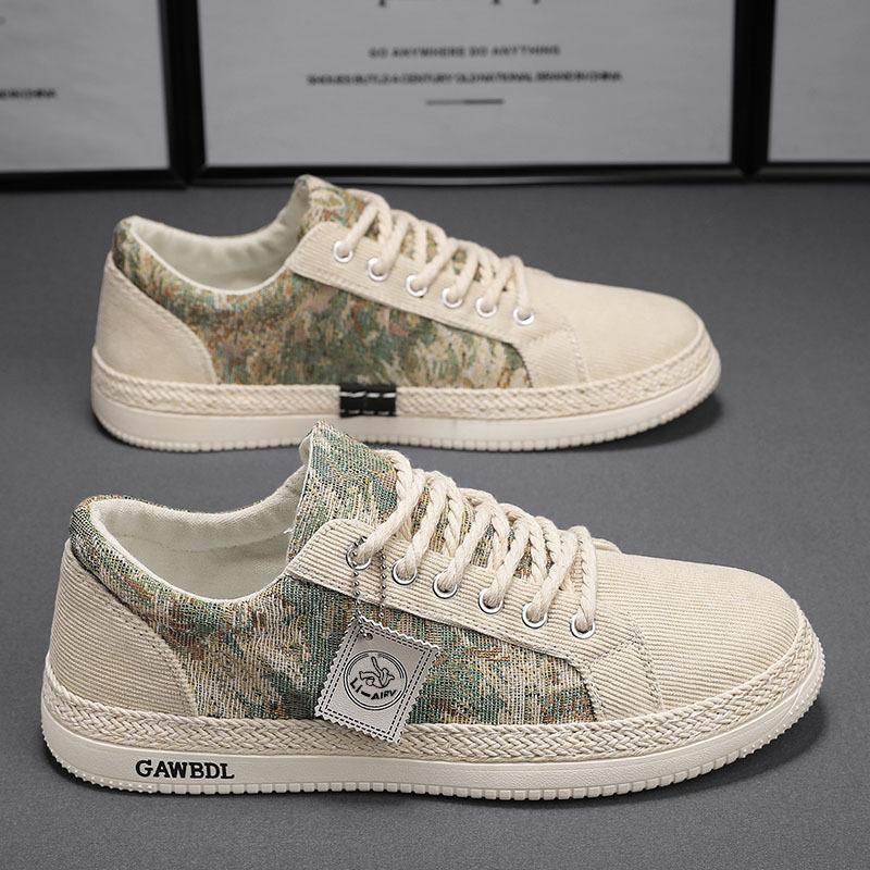 Giày thể thao nam trẻ trung năng động chất liệu mềm êm chân giá cực tốt - Sneaker Shoes Đế Bằng Cao Su - 5062B