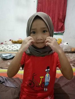Product Review of Jilbab Anak Segitiga instan Jersey Premium Usia 0-8 tahun Kerudung instan Nyaman Muslim from P**a E**3 1