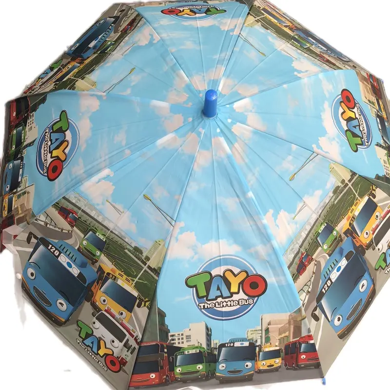 Payung Anak Karakter PVC Newest Edition - Banyak Pilihan Motif dan Karakter Random - Plastik hujan dan matahari ringan 4