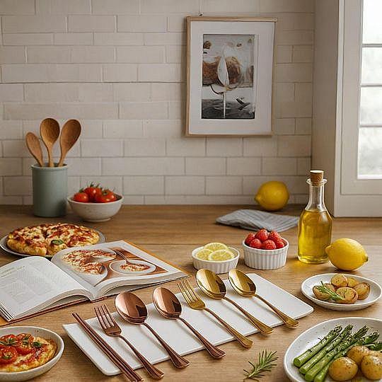 Gambar IDEALIFE - Royal Cutlery Set - Peralatan Makan - IL-173a (24pcs) dari IDEALIFE ONLINE STORE Kota Administrasi Jakarta Utara Tokopedia