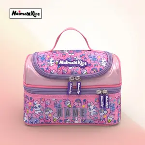 Tas Bekal Anak Double Decker Naimax kids Karakter Rabbit Strawberry - Lunch Box Lucu & Praktis