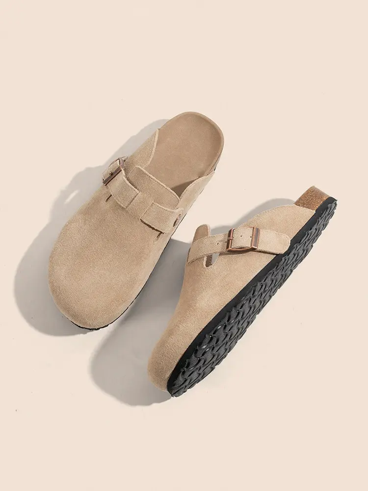 Zuecos de estilo Birkenstock  unisex de punta cerrada Ponte un par y siente la tranquilidad al instante, con ese toque de pereza que amas. Perfectos para ir al trabajo, dar un paseo o lucir en tus looks de primavera y verano.
