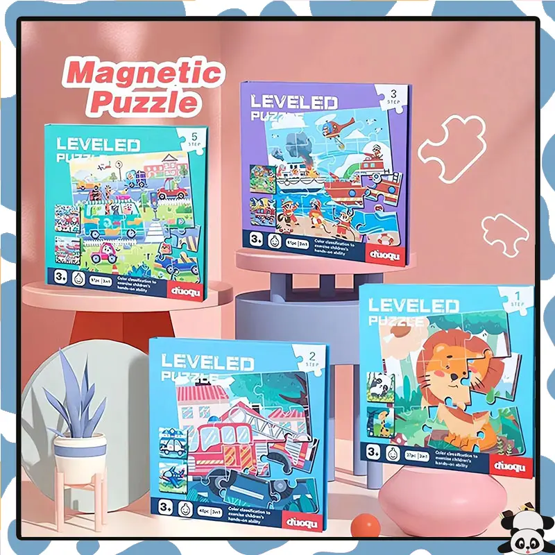 Puzzle Anak Puzzle Magnet Magnetic Puzzle Book Buku Mainan Edukasi Anak