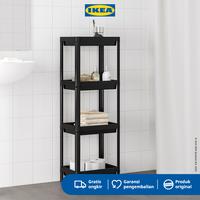 Gambar IKEA VESKEN Rak Kamar Mandi 4 Susun Minimalis 36x23x100 cm - Hitam dari IKEA Indonesia Kota Administrasi Jakarta Timur 1 Tokopedia