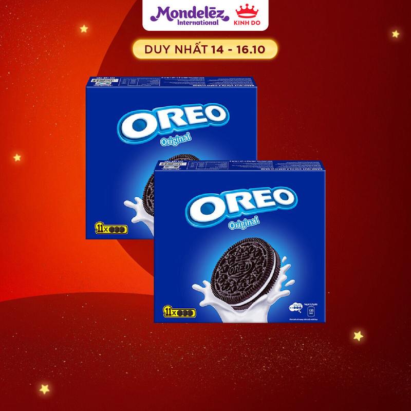 Bánh Quy Sôcôla OREO Vị Vani , Combo 2 Gói X 288.75G