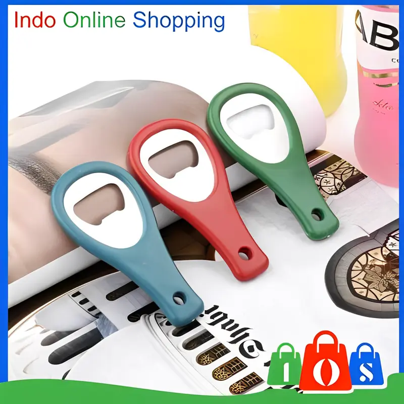 IOS 403 Alat Buka Tutup Botol  Pembuka Tutup Botol Bottle Opener Import COD Biru Steel 0
