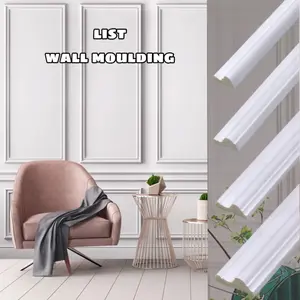 Lis Profil Wall Moulding /Molding Bahan PVC Anti Rayap Anti Air Minimalis Hiasan Dekorasi Dinding