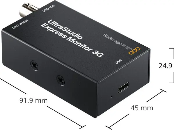 Video Output ext Type C UltraStudio Monitor 3G Blackmagic