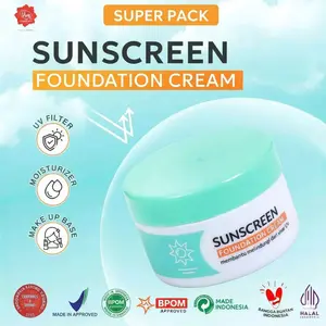 Viva Sunscreen Foundation - Tabir surya melindungi kulit dari sinar matahari moisturizer melembabkan kulit