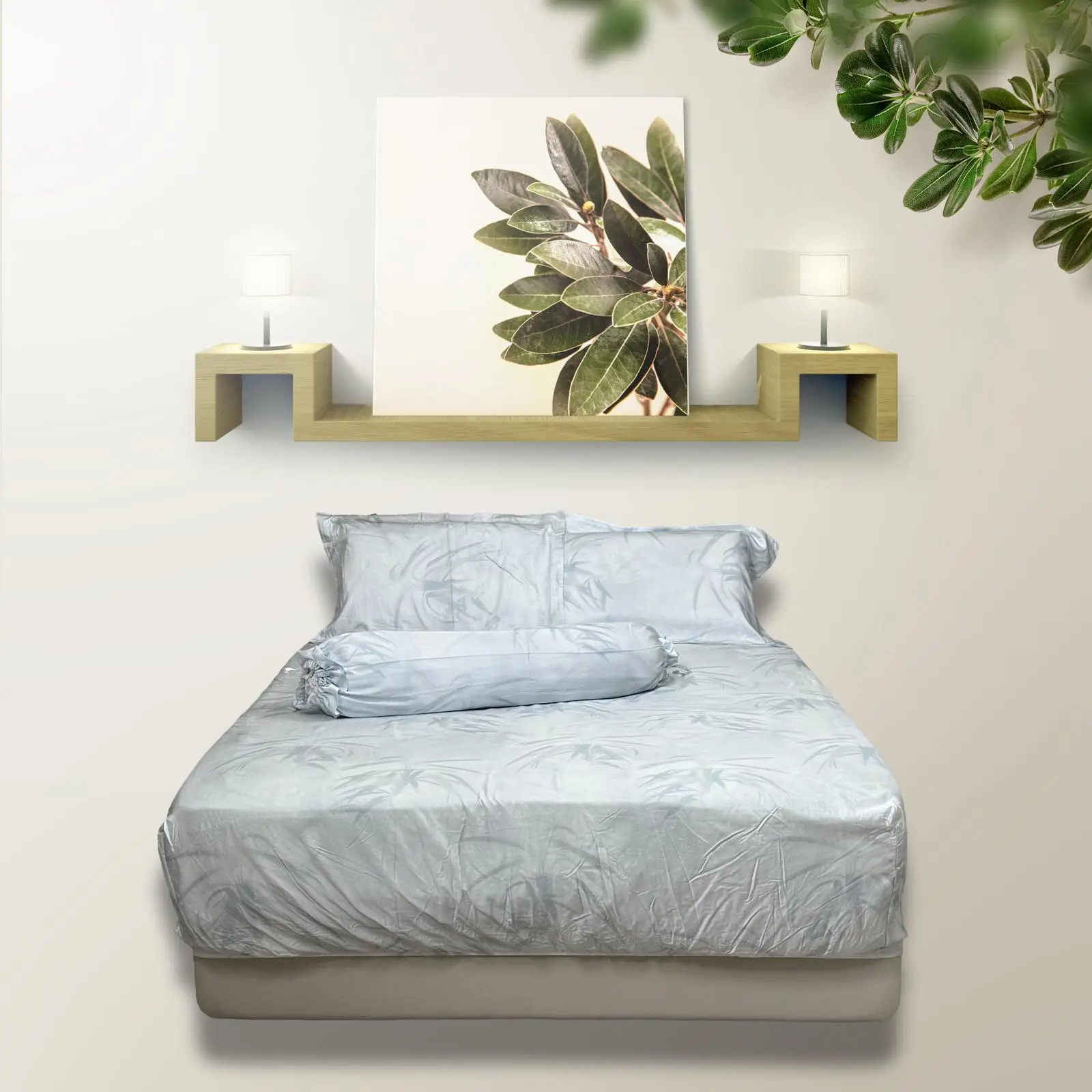 A29 2000TC 100% Tencel LEAFY Bedsheet Sets by LC Homes