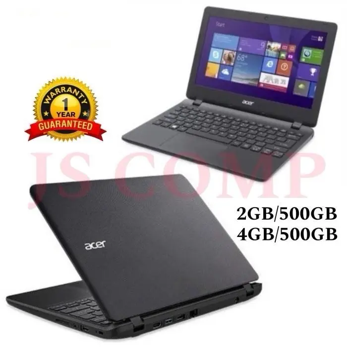 Notebook 11,6" Celeron Ram 4GB HDD 500GB Win10