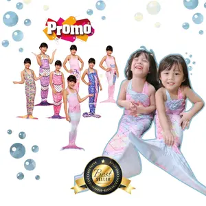 ( ORIGINAL ) MERMAID ANAK UNTUK USIA 8 BULAN - 12 TAHUN . MERMAID ANAK MOTIF SUBLIM Baju Kostum Perempuan Fashion