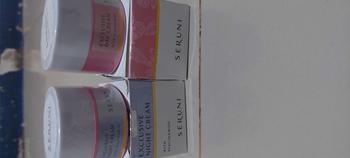 Product Review of Seruni Exclusive Night Cream wajah acid facial  Hyaluronic Niacinamide Mencerahkan Pelembab from y**i 1