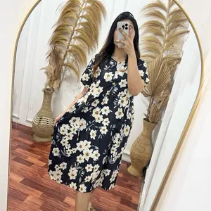 NEW-Daster Olanda Busui Bumil Bahan Rayon Ld 106 Baju Tidur Wanita - Baju Tidur Wanita dengan Bahan Rayon yang Nyaman dan Lembut Dress Pendek