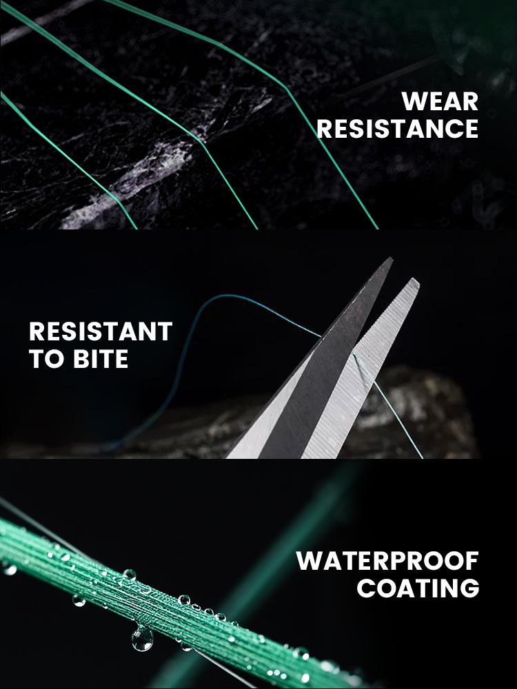 100m/150m/300m PE X8 Senar Pancing, SeaHunter Blue Shark Senar Pancing, Tahan Aus Senar PE X8 Hijau Merah Anti Kusut Tali Pancing Dikepang 300m Halus Lembut Jepang Braided Fishing Line Memancing Di Laut #Ikan Pancing Lure Reel Joran Umpan