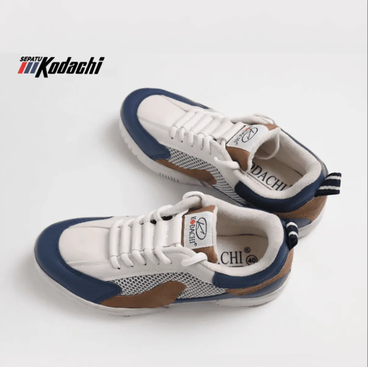 Sepatu Kodachi K2428 Blue Brown (Biru COklat)