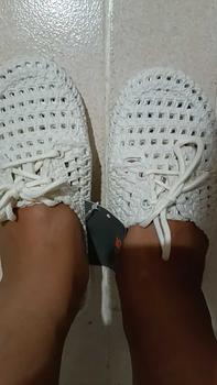 Product Review of [YESPLUS] PY132 Sandal Selop Wanita Flat Jelly Import Fashion Model Tali Rajut Terbaru from D**i 1