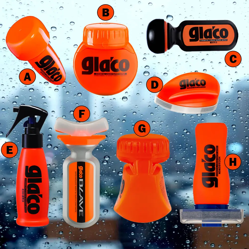 Soft 99 Glaco Series - Ultra Glaco | Roll On Large Max | DX | Mist | Blave | Glaco Q | Mirror Zero