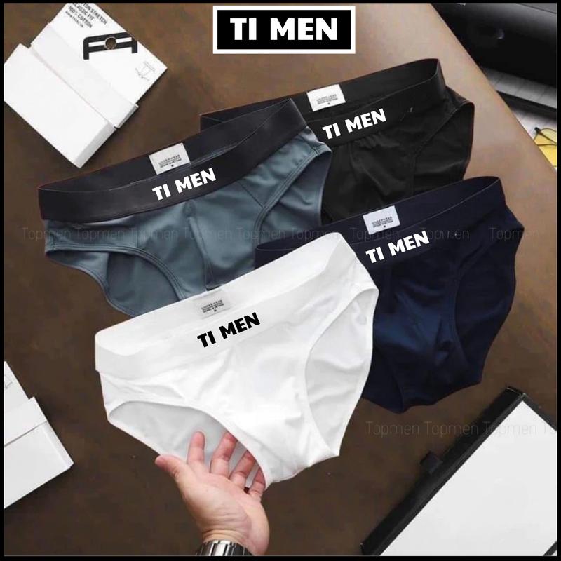 [Combo 3] Quần Lót Nam Sịp Đùi, Sịp Chéo Boxer Lụa Băng Dáng Trunk Khử Mùi Kháng Khuẩn quần  lót  đùi 7