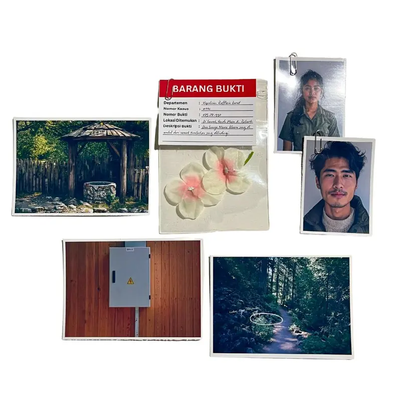 [Case #002] Unsolved Case File Indonesia "Tragedi Hutan Semanggi" 3enang_Merah Game Board File Detektif 8