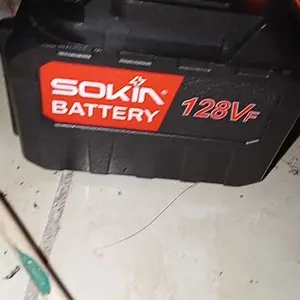 128VF Baterai Impact Baterai Bor  4.0Ah Baterai Cordless Baterai Impact wrench Baterai Berkapasitas SuperBaterai Bor Listrik 30000mAh