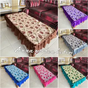 Taplak meja bunga/cover meja/Tutup meja