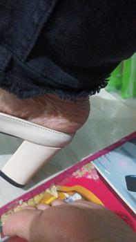 Product Review of HMF Yuiko High Heels Mules Wanita 7 cm AR08 from M**a /** ** L**t ** 2