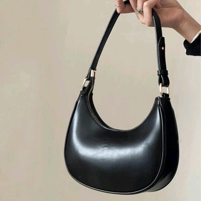 [BELI LOKAL] Moonbag Tas Bahu Wanita Selempang Cewek Murah - Tas Bulan Perempuan Viral - Shoulder Bag - Slingbag kekinian - Tebal - Resleting. 4