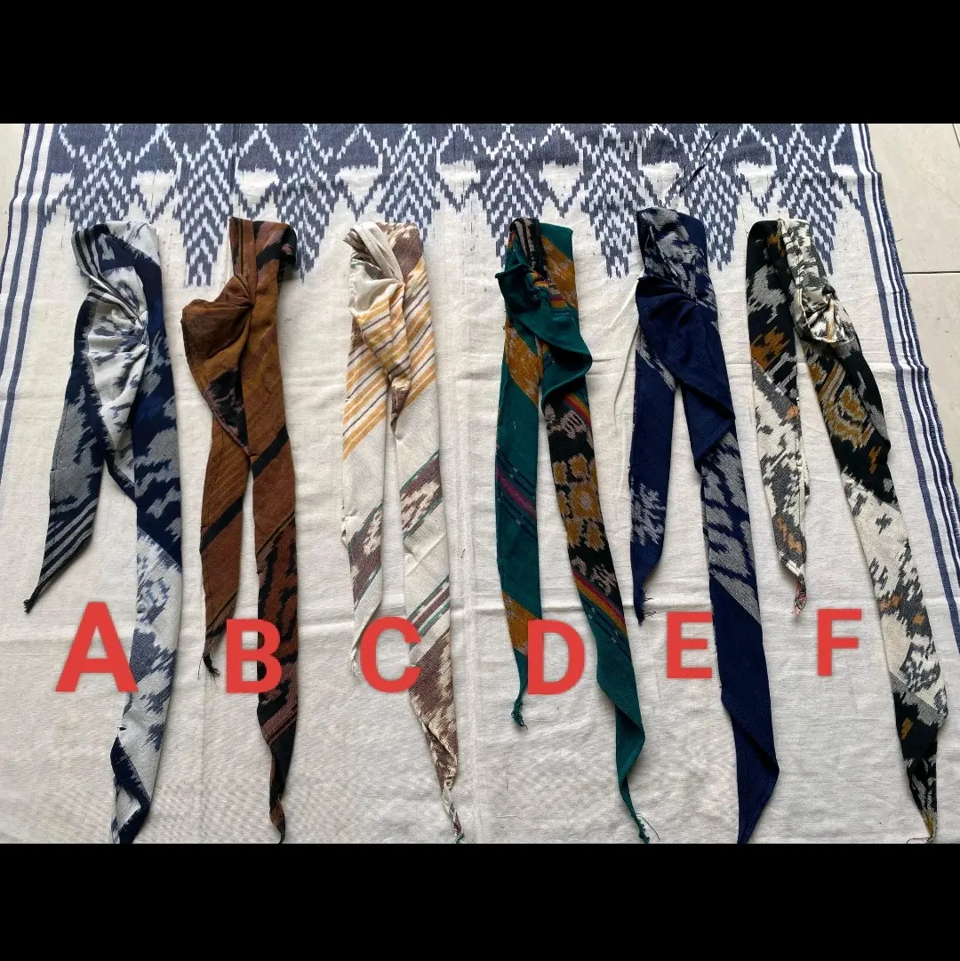 Udeng Tenun Blanket Setengah Jadi Motif Terlaris