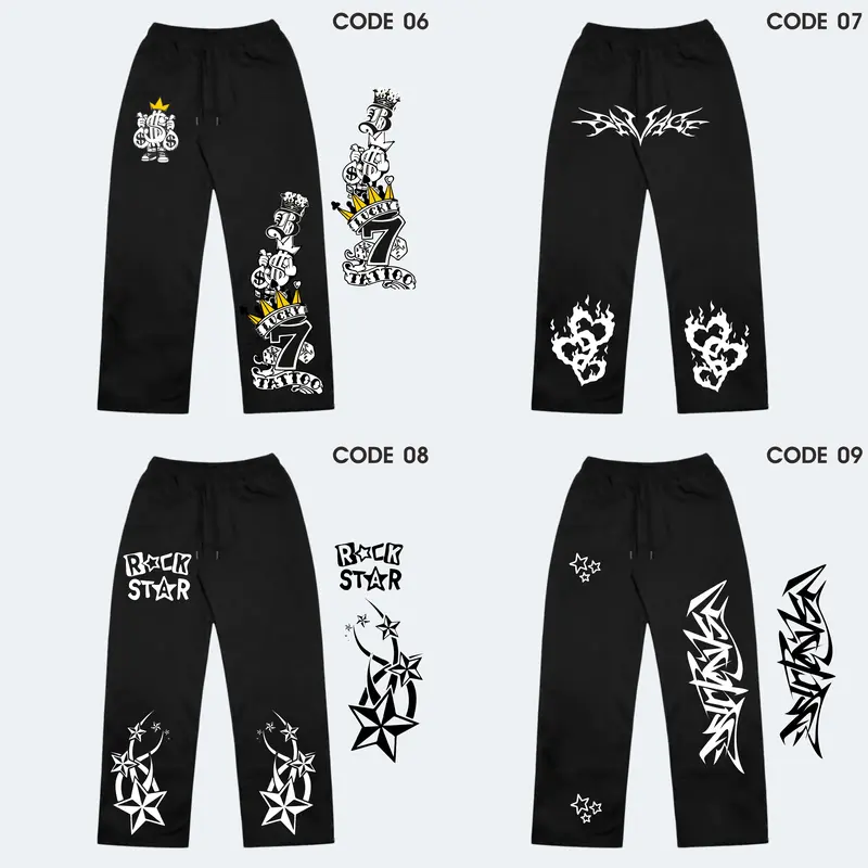 Celana Baggy Sweatpants Celana Skena Gombrong bahan fleece 280 gsm Motif Anime usia 4-6 thn dan 7-12 thn 4
