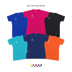 Kaos Olahraga Wanita Baju Running Dry Fit Berpori Sport Fashion - Nyaman, Anti Bau, dan Efisien