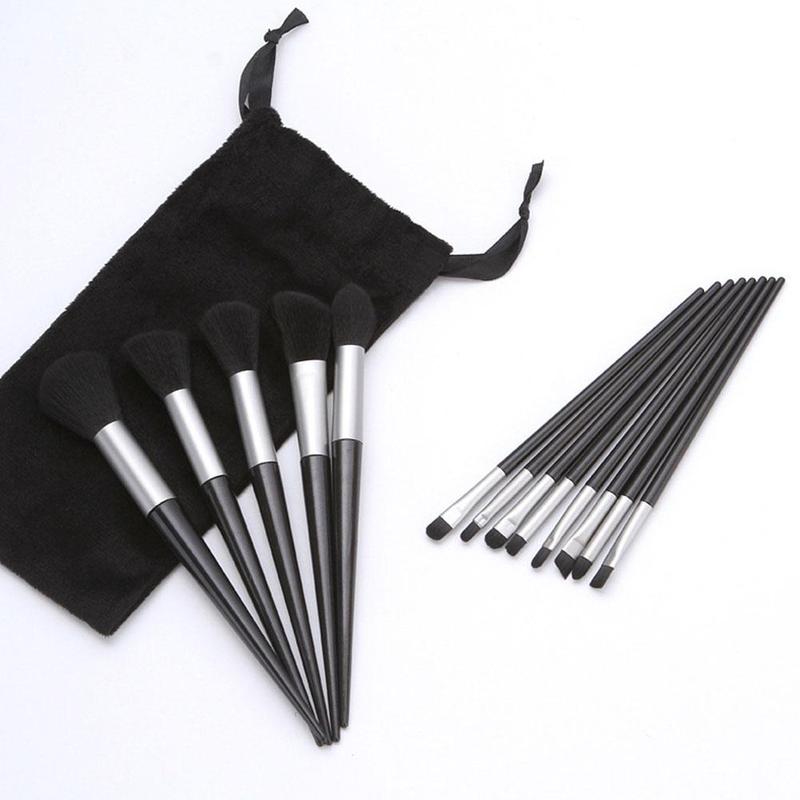 Product Introduction of Bộ cọ trang điểm có túi, 13 miếng, kem che khuyết điểm, phấn mắt, R9N0 23