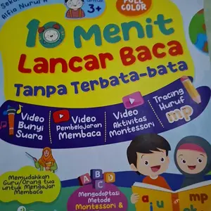 10 Menit  Lancar Membaca Tanpa Terbata-bata Buku Belajar Membaca Anak - Zain- Laris Maris